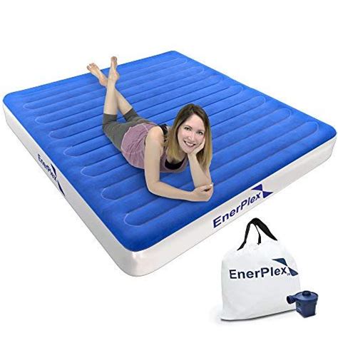 Enerplex Never Leak Camping Series Queen Camping Airbed With High Speed