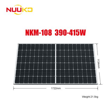 Full Black Solar Panel Monocrystalline 410W Mono Solar Panels 400W 405W