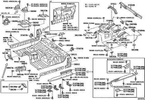 Front Floor Panel And Front Floor Member For 2001 2007 Toyota Land