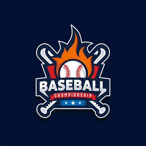 Baseball vector logo design template 13799958 Vector Art at Vecteezy