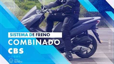 Sistema De Freno Combinado Cbs Para Motos Youtube