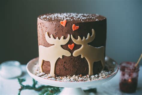 marzipan moose mousse cake — molly yeh