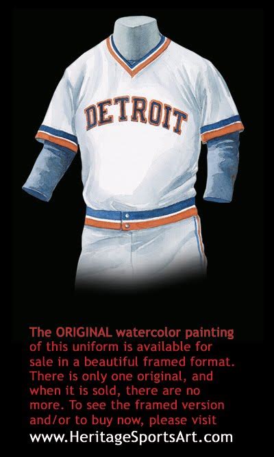 Detroit Tigers Uniform and Team History | Heritage Uniforms and Jerseys