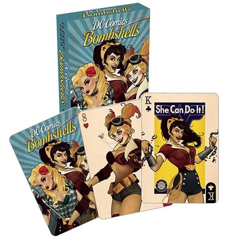 Dc Comics Bombshells Playing Cards