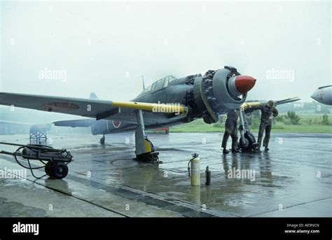 Side View Of Kawasaki Ki Type Imperial Japanese Fighter In Raf St