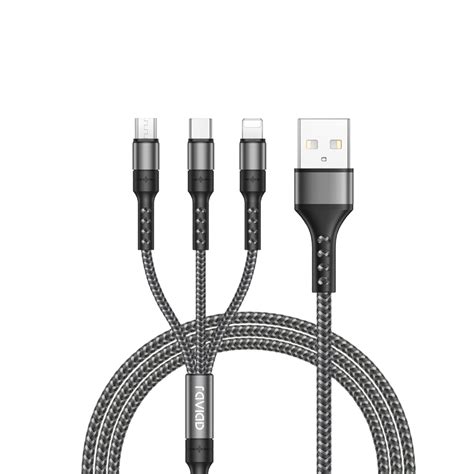 Câble Universel Type C Micro USB Lightning Boutique KT