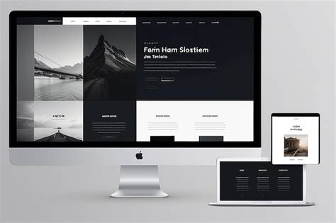 Premium Photo | Creative Portfolio Website Template