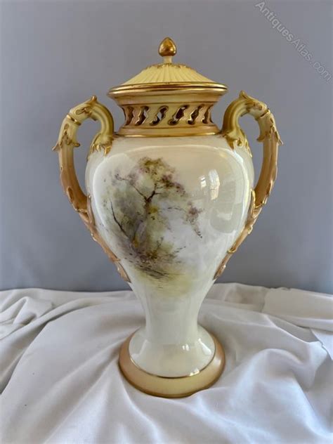 Antiques Atlas Royal Worcester Vase Signed Harry Davis