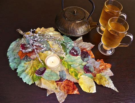 Designer Crafts: Autumn Leaves Centerpiece