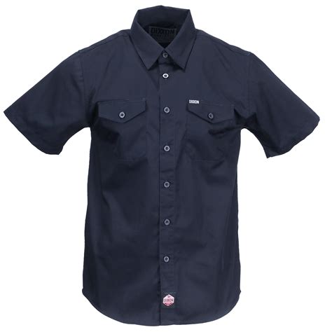 Workforce Short Sleeve Work Shirt Dark Navy Mens Dixxon Canada