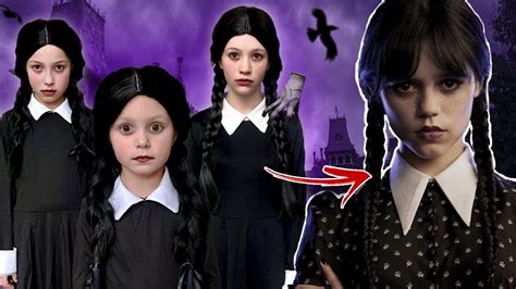 TRANSFORMING My DAUGHTERS Into Wednesday Addams YouTube