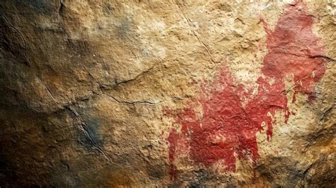 Premium Photo What Appears To Be An Ancient Cave Painting Featuring A