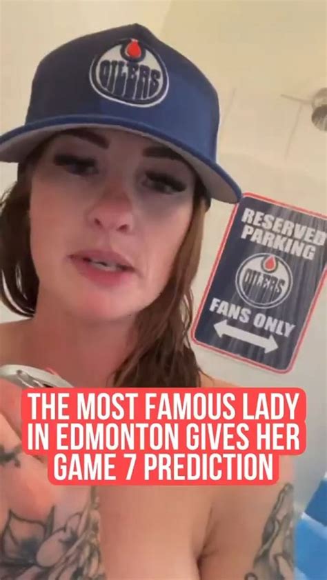 Edmonton Oilers Fan Girl Naked Shower Video Fappenist