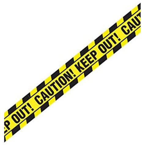 Halloween "Keep Out" Plastic Caution Tape