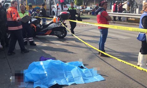 Fallece mujer atropellada por unidad de transporte público