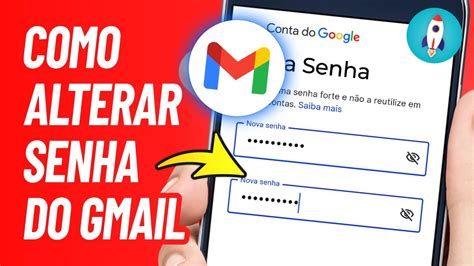 Como Alterar A Senha Do Gmail Pelo Celular Atualizado Youtube