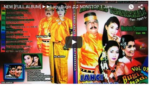 Koleksi lagu-lagu daerah bugis terbaru dan terbaik sepanjang masa