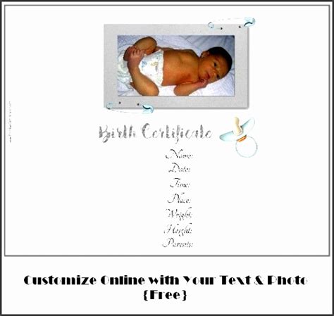 5+ Newborn Birth Certificate Template - SampleTemplatess - SampleTemplatess