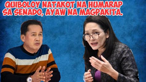 QUIBOLOY HINDI MAHAGILAP AYAW SUMIPOT SA SENADO YouTube