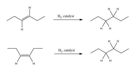 Trans Hexene And Cis Hexene Differ In One Of The Followi Quizlet