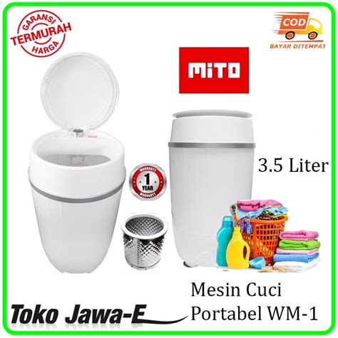 Jual Mesin Cuci Mini Mito Wm Mesin Cuci Mini Portable Kapasitas