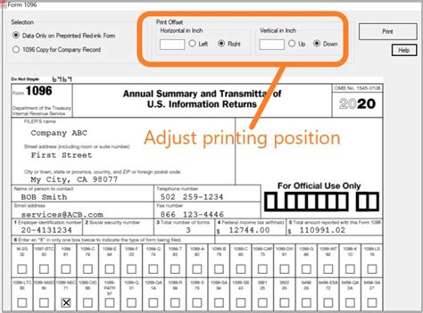 Ezw Software How To Print Irs Form