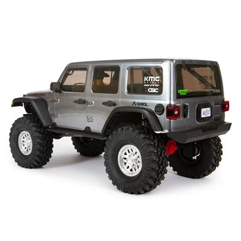 Axial Scx Iii Jeep Jlu Wrangler Rtr Wd Rock Crawler Grey W Portals