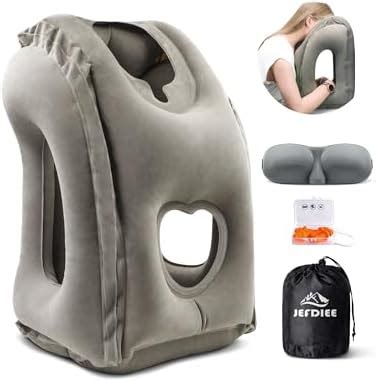 Amazon Btebrun Inflatable Travel Pillow Long Distance Travel