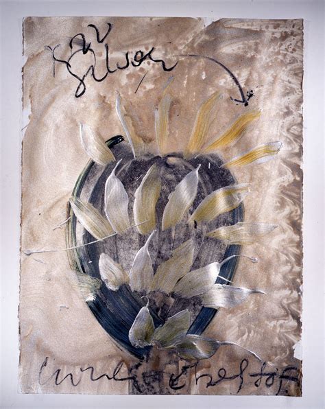 Dale Chihuly Ebeltoft Drawing 1991 Mixed Media On Paper 30 X 22