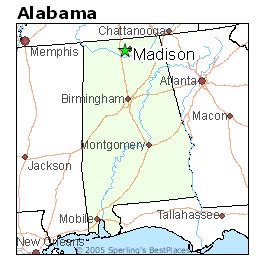 Best Places to Live in Madison, Alabama