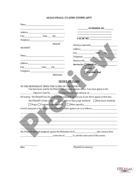 Indiana Notice Of Claim Printable Court Forms Us Legal Forms