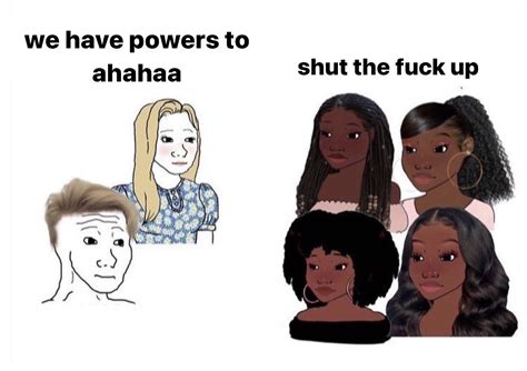 Power To Ahahaa Black Wojaks Know Your Meme