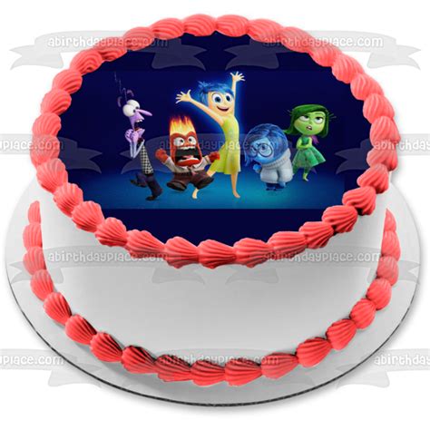 Inside Out Joy Anger Sadness Edible Cake Topper Image Abpid01261 Artofit