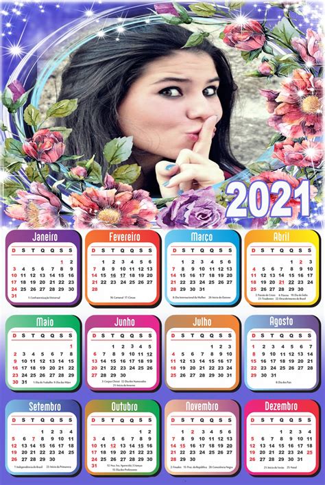 Montagem De Foto Em Calendario 2021 Panda Rosa Colagem De Foto Images