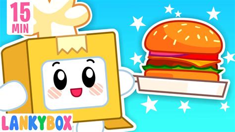 Pretend Play Restaurant - Cooking Challenge With Friends | LankyBox Channel Kids Cartoon - YouTube