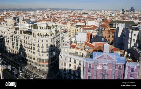 Madrid Paisaje Urbano Visto Desde La Azotea Del C Rculo De Bellas Artes