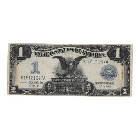 U S One Dollar Black Eagle Silver Certificate Pristine Auction