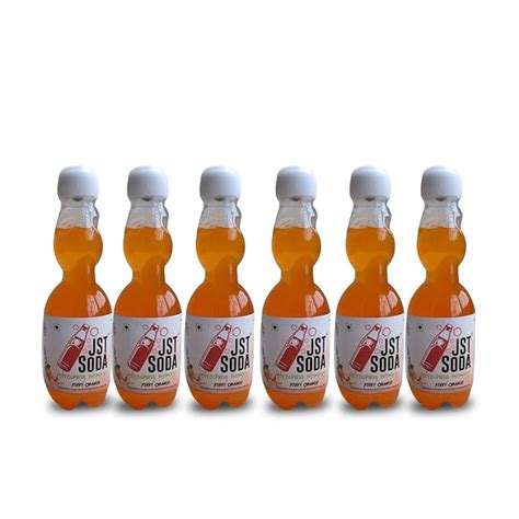 Jst Goli Soda Fizzy Orange Soda Pack Of Low Sugar Orange