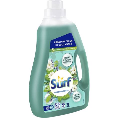 Surf Frontandtop Loader Laundry Detergent Herbal Extract 2l Woolworths