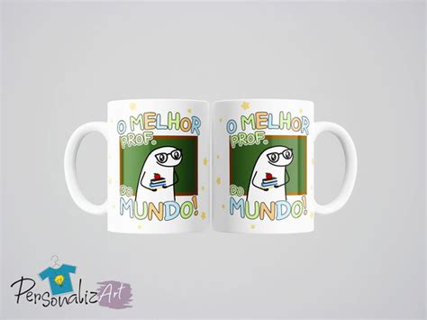 Caneca Personalizada Melhor Prof Do Mundo Mod 02 No Elo7