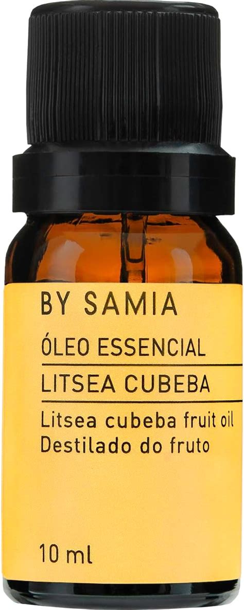 By Samia Leo Essencial De Litsea Cubeba Verbena Tropical Ml