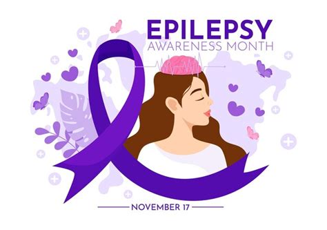 Premium Vector Epilepsy Awareness Month Illustration Observed Every