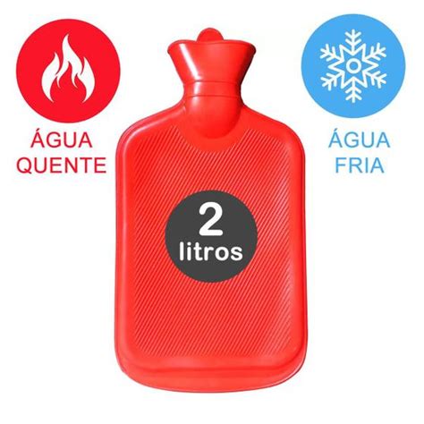 Bolsa térmica compressa água quente fria gelada dores 2lt Rio Tijucas