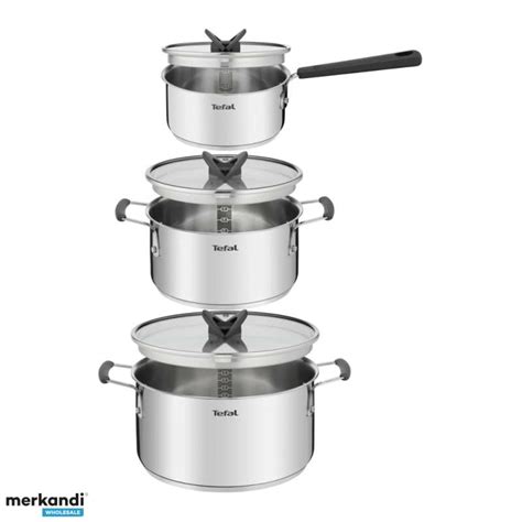 Tefal Optispace Set De Pots Pcs Cocotte Cm M D Casseroles