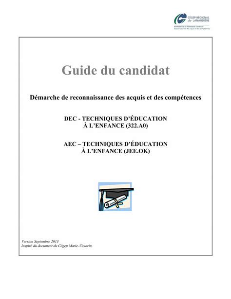 PDF DEC TECHNIQUES DÉDUCATION À LENFANCE formation continue