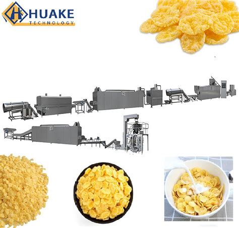 Corn Puff Snacks Maize Flakes Breakfast Cereals Cornflakes Curls