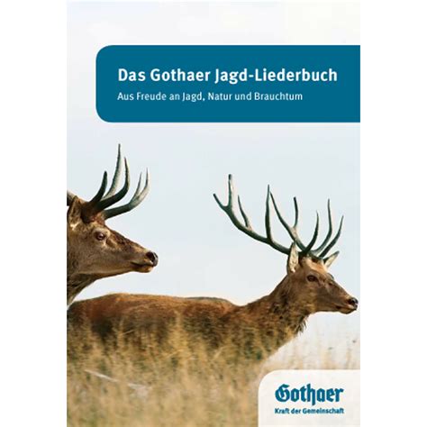 Brosch Re Das Gothaer Jagd Liederbuch Djv Jagd Shop