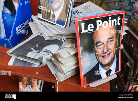 Le magazine français Le point sur leur capot avant l ancien président