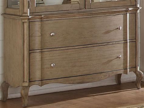 Chelmsford Buffet And Hutch Finish In Antique Taupe By Acme 1stopbedrooms