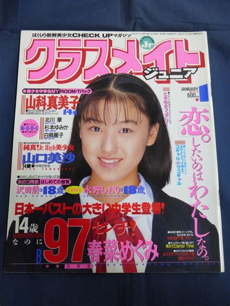 【やや傷や汚れあり】 クラスメイトジュニア 1995年1月号 No103 山口美沙 小原玲子 山科真美子 春菜めぐみの落札情報詳細